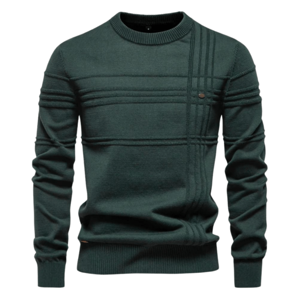 Burkhard | Stilfull Herrpullover med Rutdesign