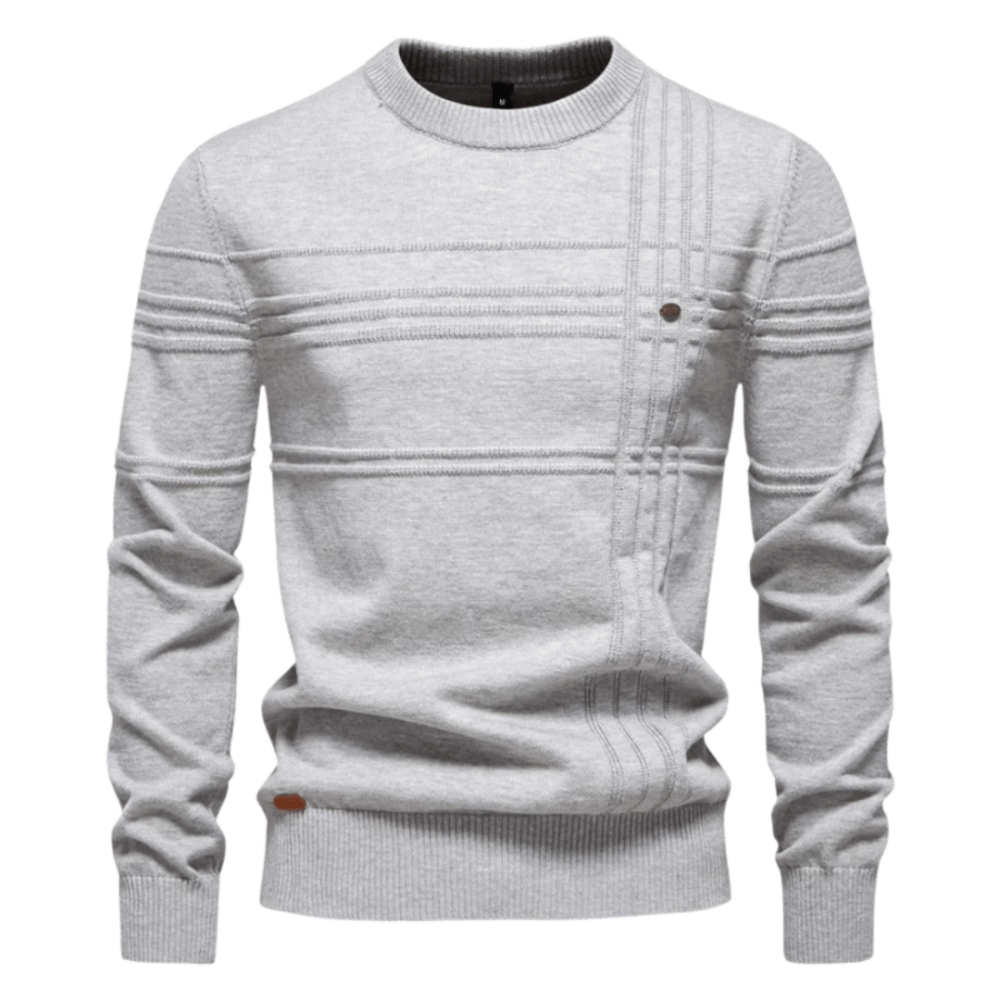 Burkhard | Stilfull Herrpullover med Rutdesign