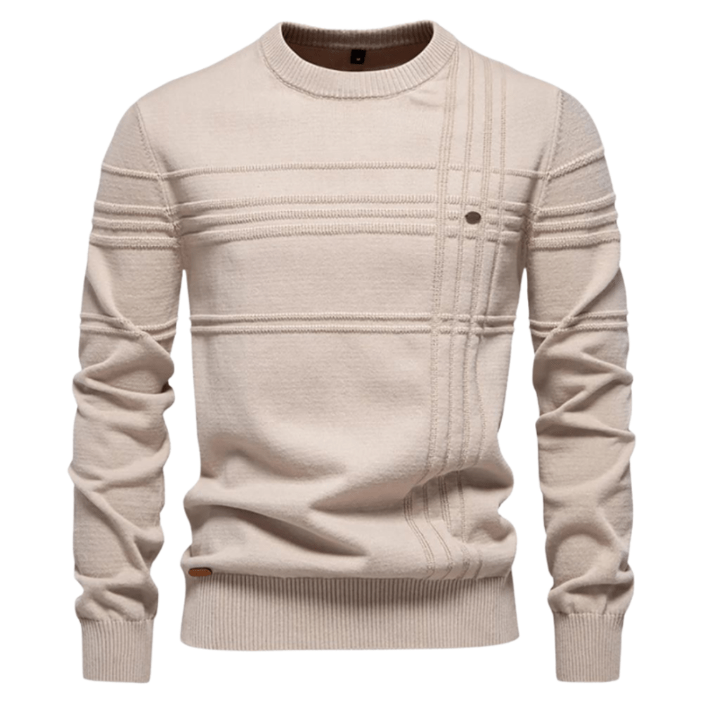 Burkhard | Stilfull Herrpullover med Rutdesign