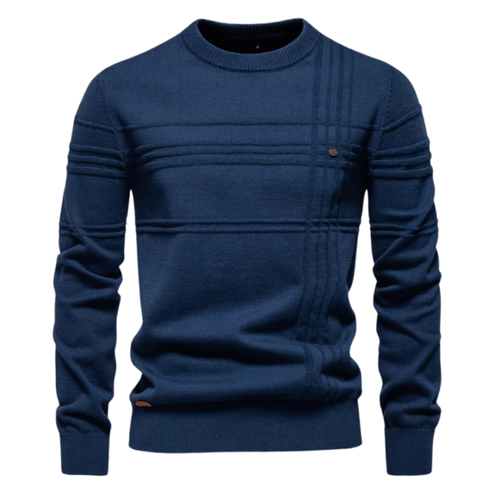 Burkhard | Stilfull Herrpullover med Rutdesign